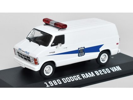 Dodge Ram B250 Van 1980 Policie USA Indiana - 1:43 GreenLight  Dodge Ram B 250 VAN - 1980 - model auta