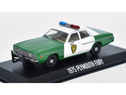 Plymouth Fury 1975 - Chickasaw County Sheriff - 1:43 GreenLight  Plymouth Fury 1975 - kovový model