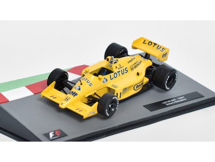 Lotus 99T #11 1987 Satoru Nakajima "Lotus" - 1:43 časopis s modelem  Lotus 99 T N11 1987 Satoru Nakajima - kovový model auta