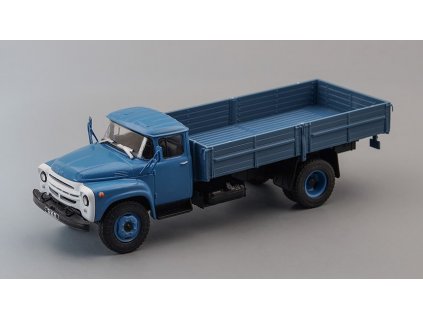 ZIL-130 1:43 - Kultovní auta SSSR Náklaďáky No.52 časopis s modelem  ZIL 130 - kovový model auta