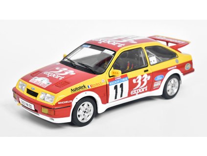 Ford Sierra RS Cosworth #11 Rally Tour de Corse 1987 1:18 - Solido  Ford Sierra RS Cosworth N11 Rally Tour de Corses 1987 - kovový model auta