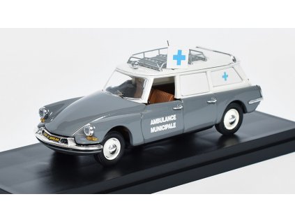 Citroen DS 19 1962 Městská Ambulance 1:43 - Rio Models  Citroen DS 19 1962 Ambulance - kovový model auta