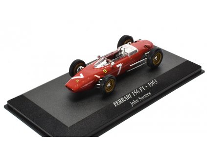 Ferrari 156 F1 1963 John Surtees 1:43 - Atlas Ferrari F1 - časopis s modelem  Ferrari 156 F1 1963 John Surtees - Ferrari F1 Collection - kovový model auta