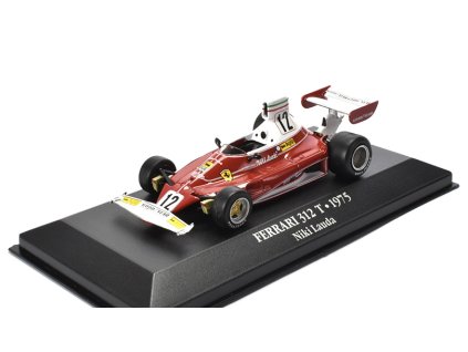 Ferrari 312 T 1975 Niki Lauda 1:43 - Atlas Ferrari F1 - časopis s modelem  Ferrari 312T 1975 Niki Lauda - Ferrari F1 Collection - kovový model auta