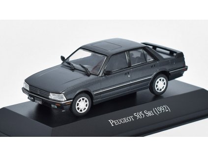 Peugeot 505 SRI 1992 1:43 - DeAgostini časopis s modelem  Peugeot 505 Sri 1992 - kovový model auta