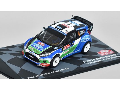 Ford Fiesta RS WRC #4 Rallye Monte-Carlo 2012 1:43 - Atlas časopis s modelem  Ford Fiesta RS WRC No.4 Rally Monte Carlo 2012 - kovový model auta