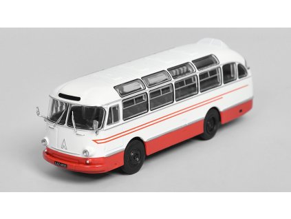 LAZ-695E 1:72 - Kultovní autobusy minulé éry časopis s modelem #79  LAZ 695 E - kovový model