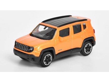 Jeep Renegade 2017 1:43 - Bburago  Jeep Renegade 2017 - kovový model auta