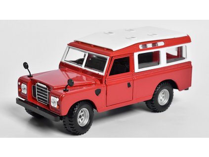 Land Rover Series II 1976 1:24 - Bburago  Land Rover 110 2-series - kovový model auta