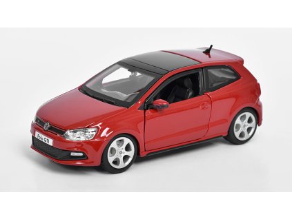 Volkswagen Polo GTI 1.4 TSi 2010 1:24 - Bburago  VW Polo GTI Mark 2 1.4 TSi 2010 - kovový model auta