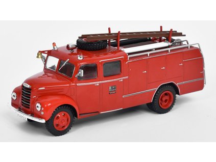 Ebro B-35 1961 Hasiči - 1:43 Edicola časopis s modelem  EBRO B35 Bomberos Tarazona - kovový model auta