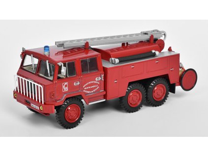 Berliet FF 6x6 1971 Hasiči 1:43 - Edicola časopis s modelem  Berliet FF 6x6 1971 - kovový model