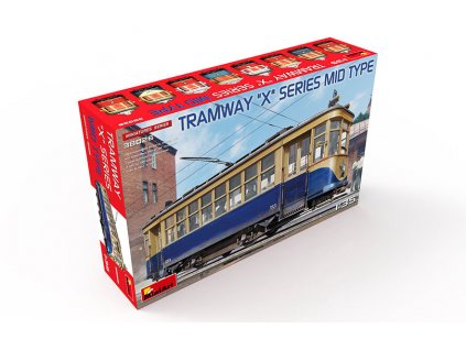 Tatra Tramvaj X Series Mid Type 1978 1:35 - stavebnice MiniArt  Tatra Tramway X-Series Mid Type 1978  - modelKIT