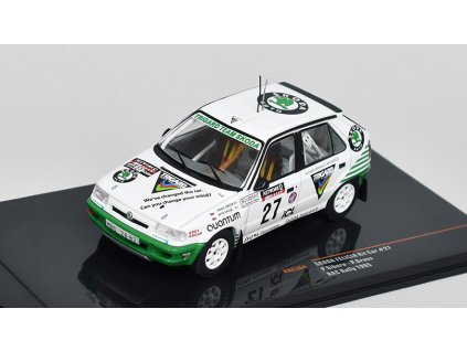 Škoda Felicia Kit Car #27 RAC Rally 1995 Sibera/Gross 1:43 - IXO Models  Škoda Felicia Kit Car No.27 RAC Rally 1995- kovový model