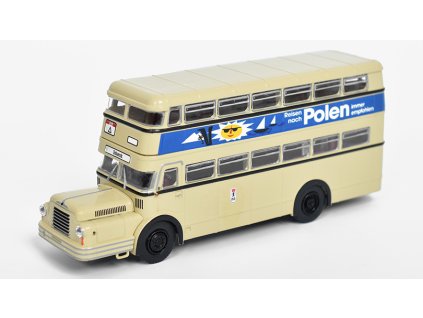 IFA Do 56 Bus BVG Reisen nach Polen 1960 1:87 - Brekina  Autobus IFA Do 56 BVG 1960 - model autobusu