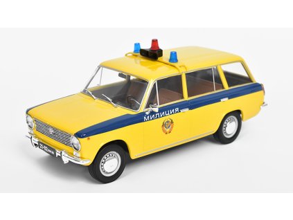 LADA 2102 Žiguli SSSR Policie 1970 1:18 -TRIPLE9  LADA VAZ-2102 - 1970 - kovový model auta