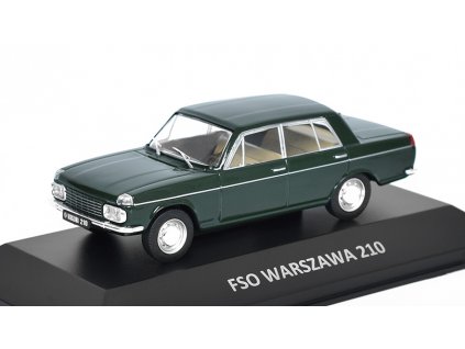 FSO Warszawa 210 1:43 - DeAgostini Legendy FSO časopis s modelem #6  FSO Waršawa 210 - kovový model auta
