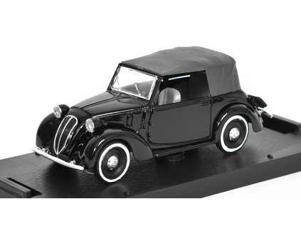 Fiat 1100 508C Cabriolet Closed 1937 1:43 - Brumm  Fiat 1100 508C Cabriolet Chiuso 1937 - kovový model auta