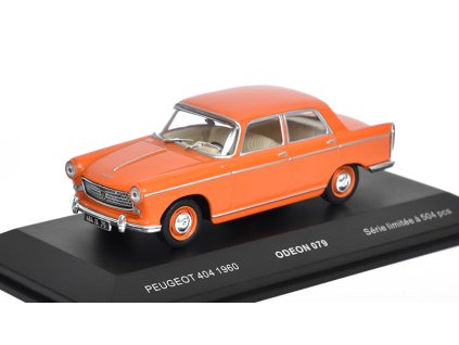 Peugeot 404 1960 1:43 - ODEON  Peugeot 404 1960 - kovový model auta