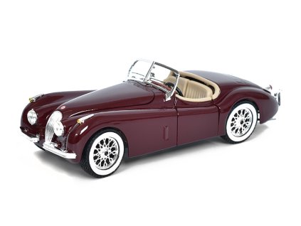 Jaguar XK120 Cabriolet 1951 1:24 - Bburago  JAGUAR  XK120 - kovový model