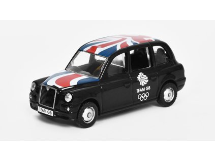 Black Taxi Team GB - London Olympics 2012 1:60 - CORGI BAZAROVÉ ZBOŽÍ  Black Taxi Team Great Britain - kovový model auta