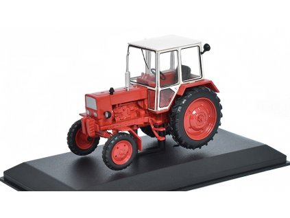 UMZ-6A 1979 1:43 Hachette - Traktory. časopis s modelem #130  UMZ 6A 1979 - kovový model traktoru