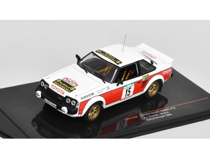 Toyota Celica 2000GT #15 Rallye Portugal 1980 Therier/Vial 1:43 - IXO Models  Toyota Celica 2000 GT RA40 No.15 - kovový model