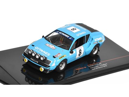 Alpine A310 #8 Gitanes Tour de Corse 1976 J.Ragnotti/J.Jaubert 1:43 - IXO Models  Alpine A310 No.8 1976- kovový model auta