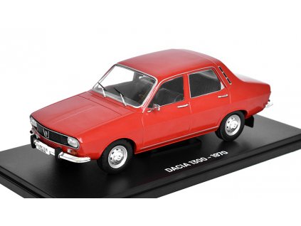Dacia 1300 1970 1:24 - časopis Nezapomenutelné auta #16 s modelem  Dacia 1300 1970 - kovový model auta