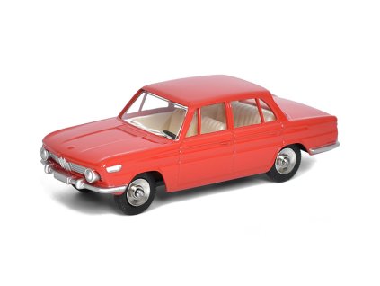 BMW 1500 1:43 - Dinky toys/Atlas časopis s modelem  BMW-1500 - kovový model auta