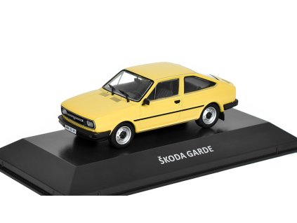 Škoda Garde 1981 1:43 - Kaleidoskop slavných vozů časopis s modelem #34  Škoda Garde 1981 DeAgostini - kovový model auta