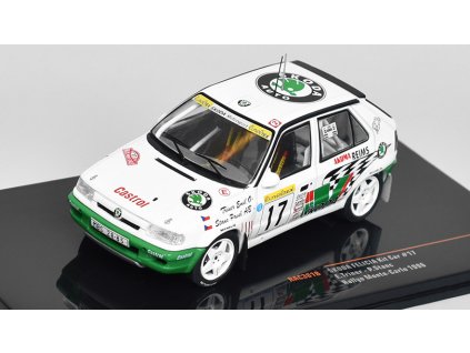 Škoda Felicia Kit Car #17 Rally Monte Carlo 1996 Triner/Stanc 1:43 - IXO Models  Škoda Felicia Kit Car No.17 Rally Monte Carlo 1996 - kovový model
