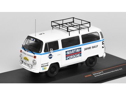 Volkswagen T2 Service Team Assistance Safari Rally 1978 1:43 - IXO Models  VW T2 Service Team Assistance Safari Rally 1978 - kovový model