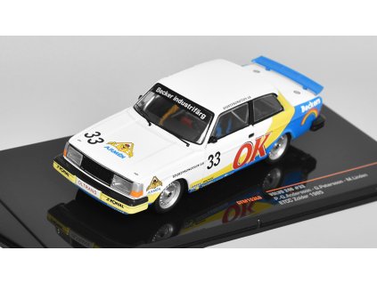 Volvo 240 #33 ETCC Zolder 1985 1:43 - IXO Models  Volvo 240 No.33 ETCC Zolder 1985 - kovový model