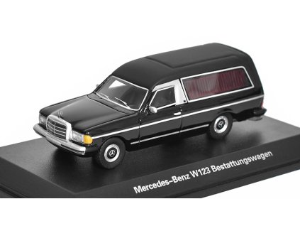 Mercedes W123 Pohřební vůz 1:87 - BoS-Models  Mercedes W-123 Pohřební vůz - model auta