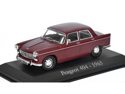 Peugeot 404 - 1965 1:43 - DeAgostini časopis s modelem  Peugeot 404  - 1965 - kovový model auta