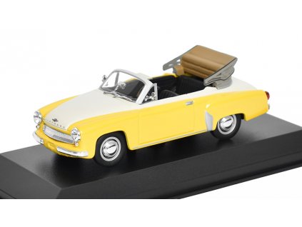 Wartburg 311 Cabriolet 1958 1:43 - MAXICHAMPS  Wartburg A311 Cabriolet 1958 - kovový model auta