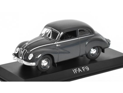 IFA F9 1:43 - Legendární Auta minulé éry časopis s modelem #142  IFA F9 - kovový model auta