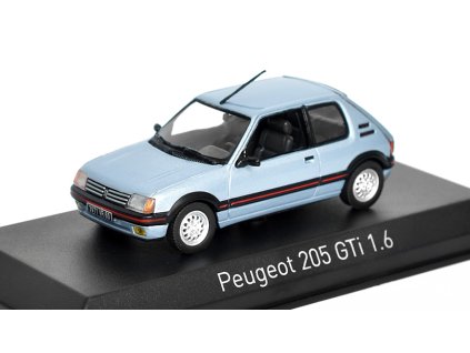 Peugeot 205 GTi 1.6 1988 1:43 - NOREV  PEUGEOT 205 1.6 GTi 1988 - kovový model auta