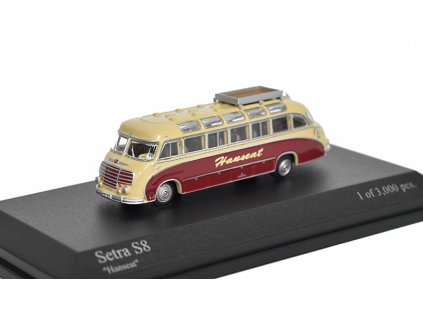 Setra S8 Hanseat 1951 autobus 1:160 - Minichamps  Setra S 8 Hanseat 1/160 - model autobusu