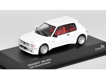 Peugeot 205 GTI Dimma 1:43 - Solido  Peugeot 205 GTi - kovový model auta