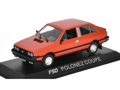 FSO Polonez Coupe 1:43 Legendární Automobily minulé éry - časopis s modelem #143  Polonez Coupe - kovový model auta