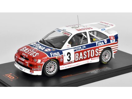 Ford Escort RS Cosworth #3 24h Ypres Rallye 1995 1:24 - IXO Models  Ford Escort RS Cosworth No.3 24h Ypres Rally 1995 - kovový model auta