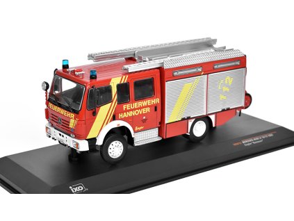 Mercedes-Benz LF 16/12 1995 Ziegler Hannover 1:43 - IXO Models  Mercedes Atego LF 16/12 1995 Ziegler - Hasiči Hannover - IXO kovový model auta