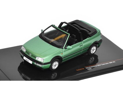 Volkswagen Golf Cabriolet MKIII 1995 1:43 - IXO Models  VW Golf Cabriolet MK III 1995 - kovový model auta