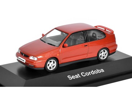 Seat Cordoba červená 1:43 - Seat Collection  Seat Cordoba - kovový model auta