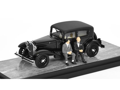 Alfa Romeo 1750 6C 1932 s figurkami D'Annunzio a Nuvolari 1:43 - Rio Models  Alfa Romeo 1750 6C 1932 s figurkami D'Annunzio a Nuvolari - model auta