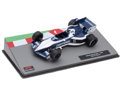 Brabham BT52B 1983 Nelson Piquet 1:43 - Formula 1 Cars časopis s modelem  Brabham BT 52 B 1983 Nelson Piquet - kovový model auta
