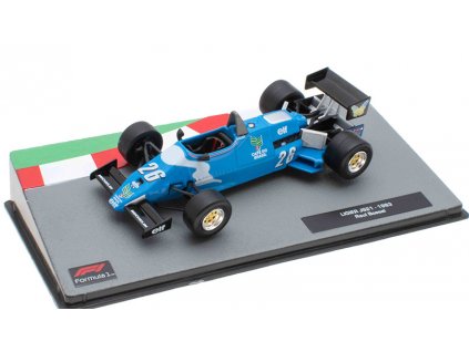 Ligier JS21 1983 Raul Boesel 1:43 - Formula 1 Cars časopis s modelem  Ligier JS 21 1983 Raul Boesel - kovový model auta