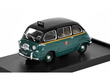 Fiat 600 Multipla 1a serie 1956 Taxi di Roma 1:43 - Brumm  Fiat-600 Multipla Taxi Řím 1956 - kovový model auta
